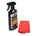 Stainless Steel Cleaner Stain Remover and 14 x 14 Inch Microfiber Cloth