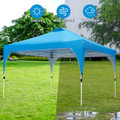 Canopy Tent with Anti-UV, Sun Instant Shelter Easy Set-up for Camping, Parties, Garden, Backyard, Wheel Carrying Bag (10x10 FT)