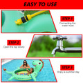 Inflatable Sprinkler Pool Dinosaur Splash Pad Outdoor Water Toys 77'' Green