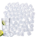 Reusable Ice Cubes for Drinks, BPA Free, Clear Refreezable Plastic Ice Cubes, Washable Fake Ice Cubes, Easy To Use