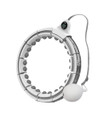 Smart Weighted Exercise Hoola Hoop Fitness For Adults Detachable Adjustable Size Professional Intelligent Workout Machine for Weight Loss Women and Men Massage Workout Equipment