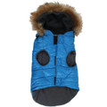 American Kennel Club Dogs Quilted Puff Coat Jacket with Faux Fur Hood