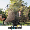 Trampoline Sprinkler for Kids & Adults – 39.3FT Outdoor Water Park Hose System for Backyard Fun, Heavy-Duty Leakproof PVC, Adjustable Water Flow, Easy Install, Summer Trampoline Sprayer