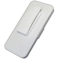 Oker Hard Rubberized Case/Belt Holster For iPhone 5 White