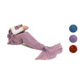 Altatac Mermaid Tail Blanket Knit Crochet Warm & Soft Sofa Blankets for Kids