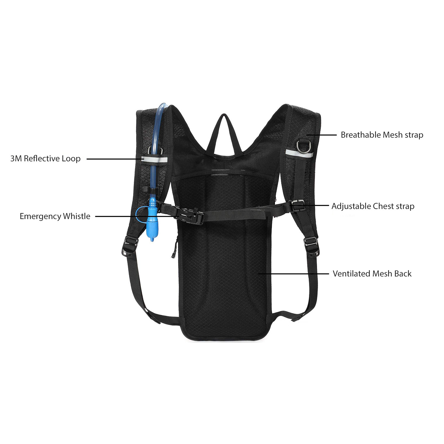 camping backpack with water bladder