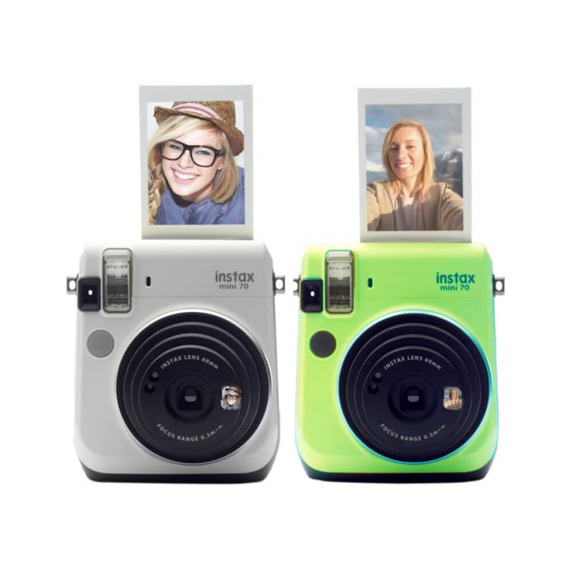 Fujifilm Instax Mini 70 Instant Still Camera W/ Rainbow Film Sheets