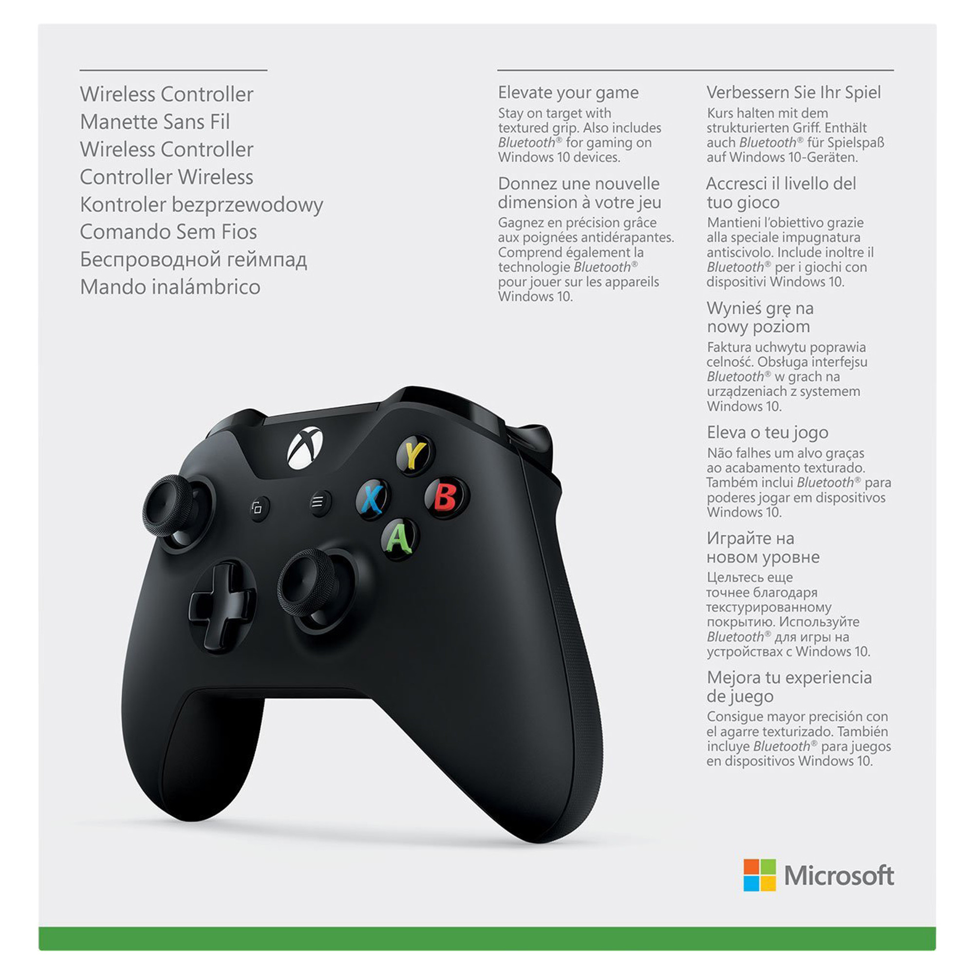 xbox one black controller wireless