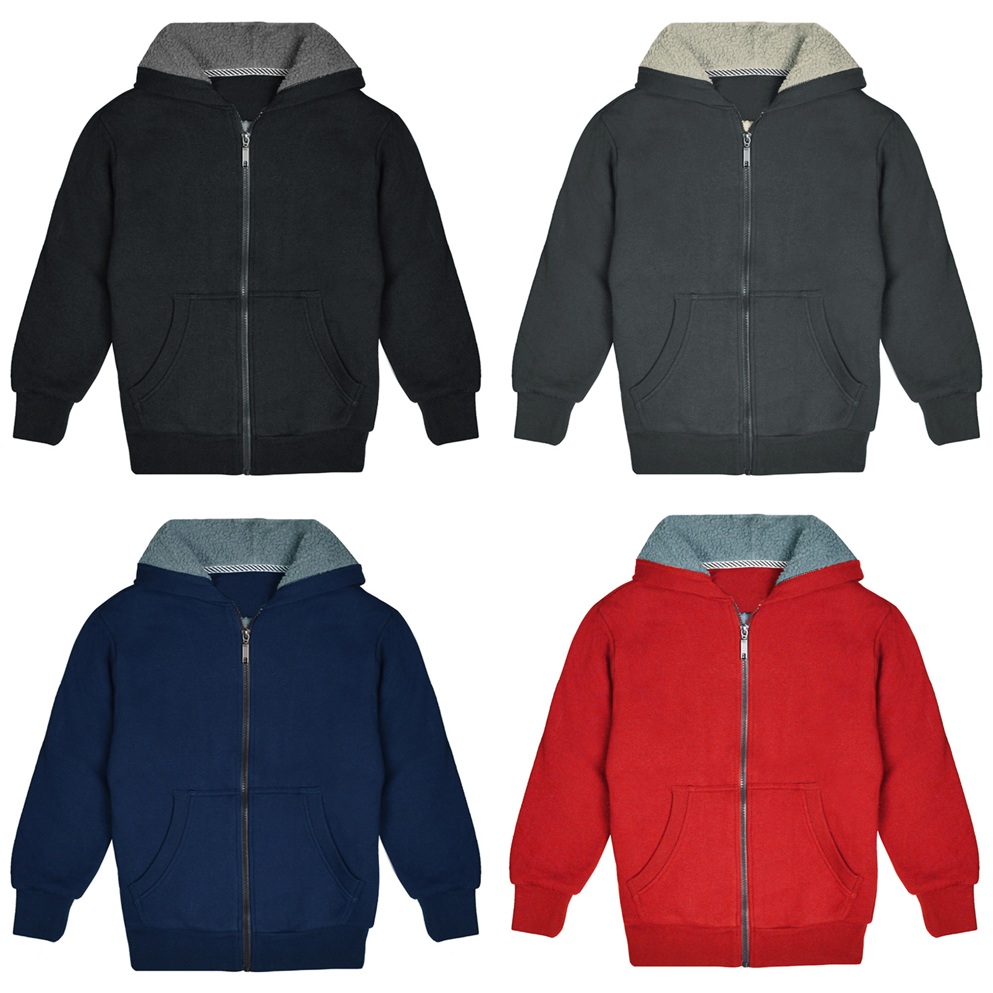 Alta Men's Casual Fleece Lined Full-Zip Sweater Jacket
