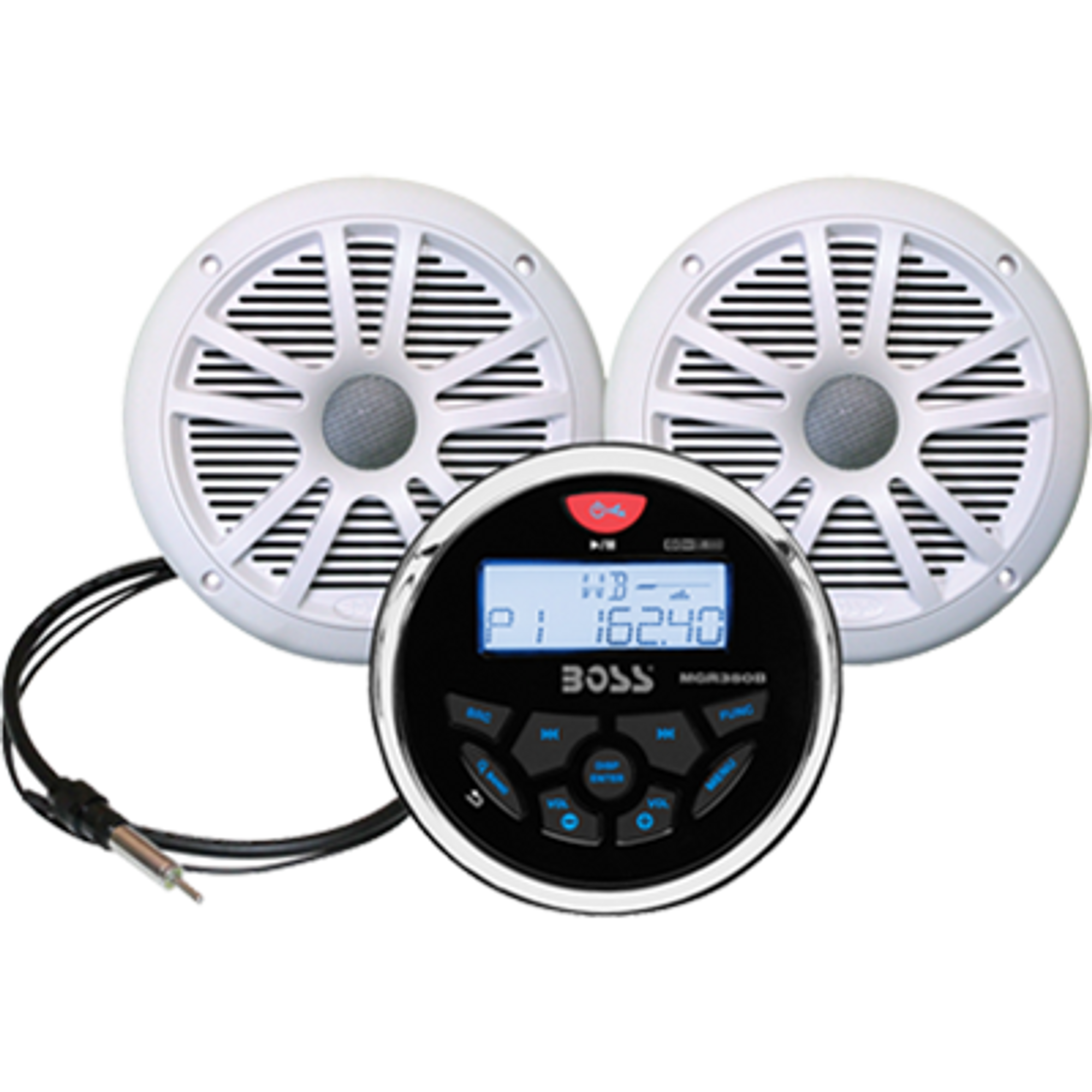 Stereo Pack, Round, w/6.5