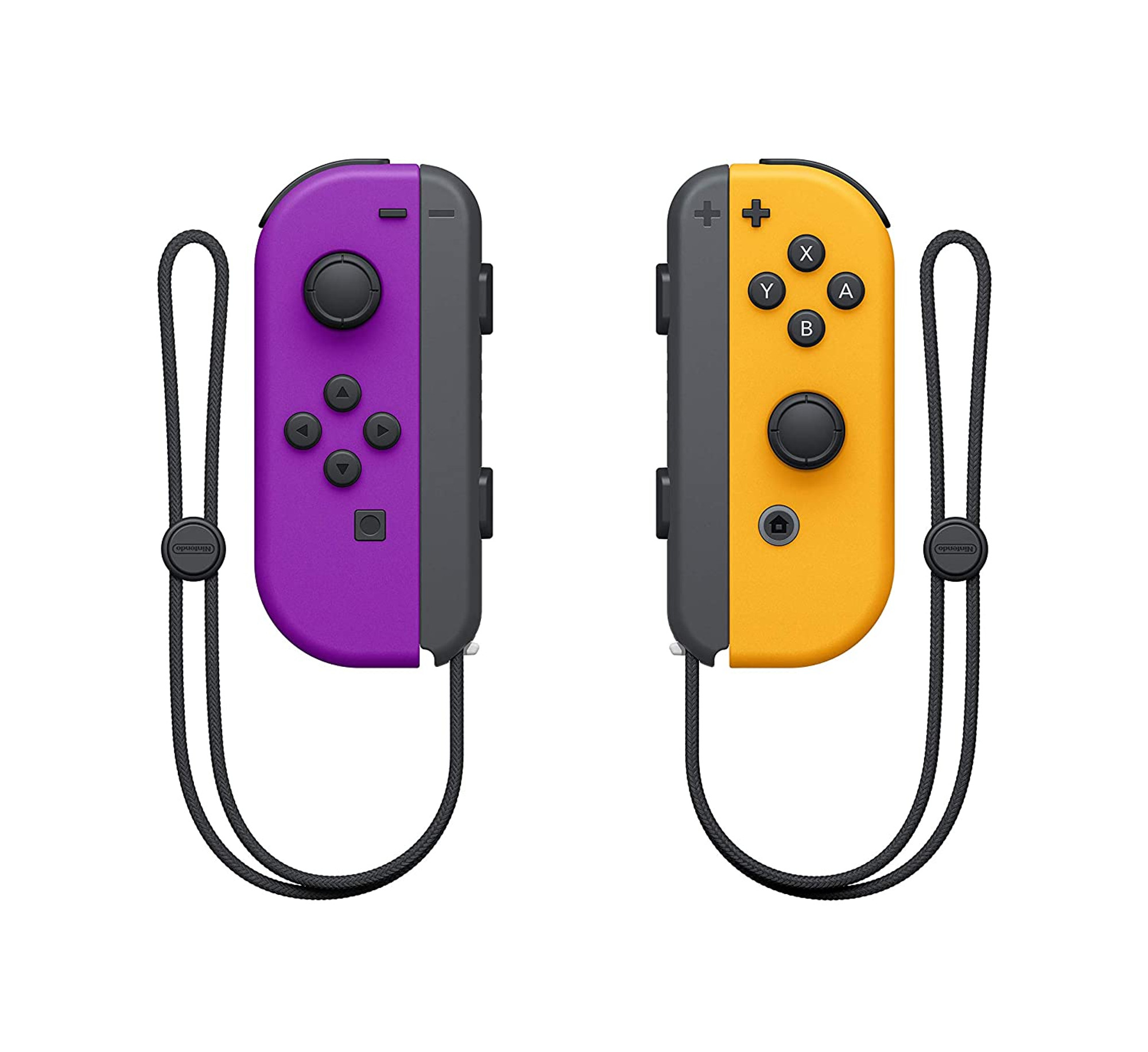 Set Pair - Official Nintendo (L/R) OEM Purple/Orange Joy-Con Switch Controllers