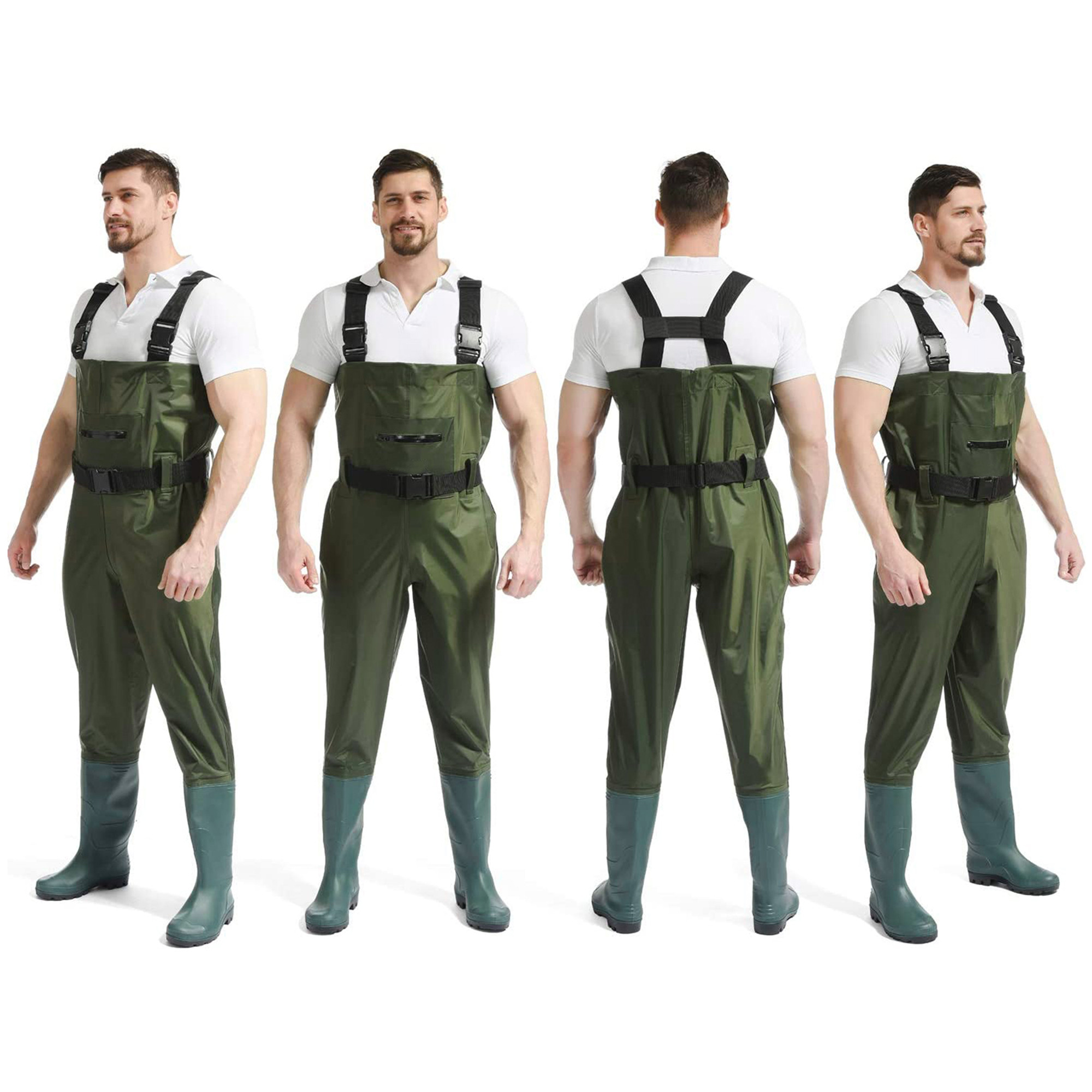 Fishing Waders Wading Pants Clothing Portable Chest Overalls Men's  Waterproof Clothes Breathable Stocking Foot | Wish
