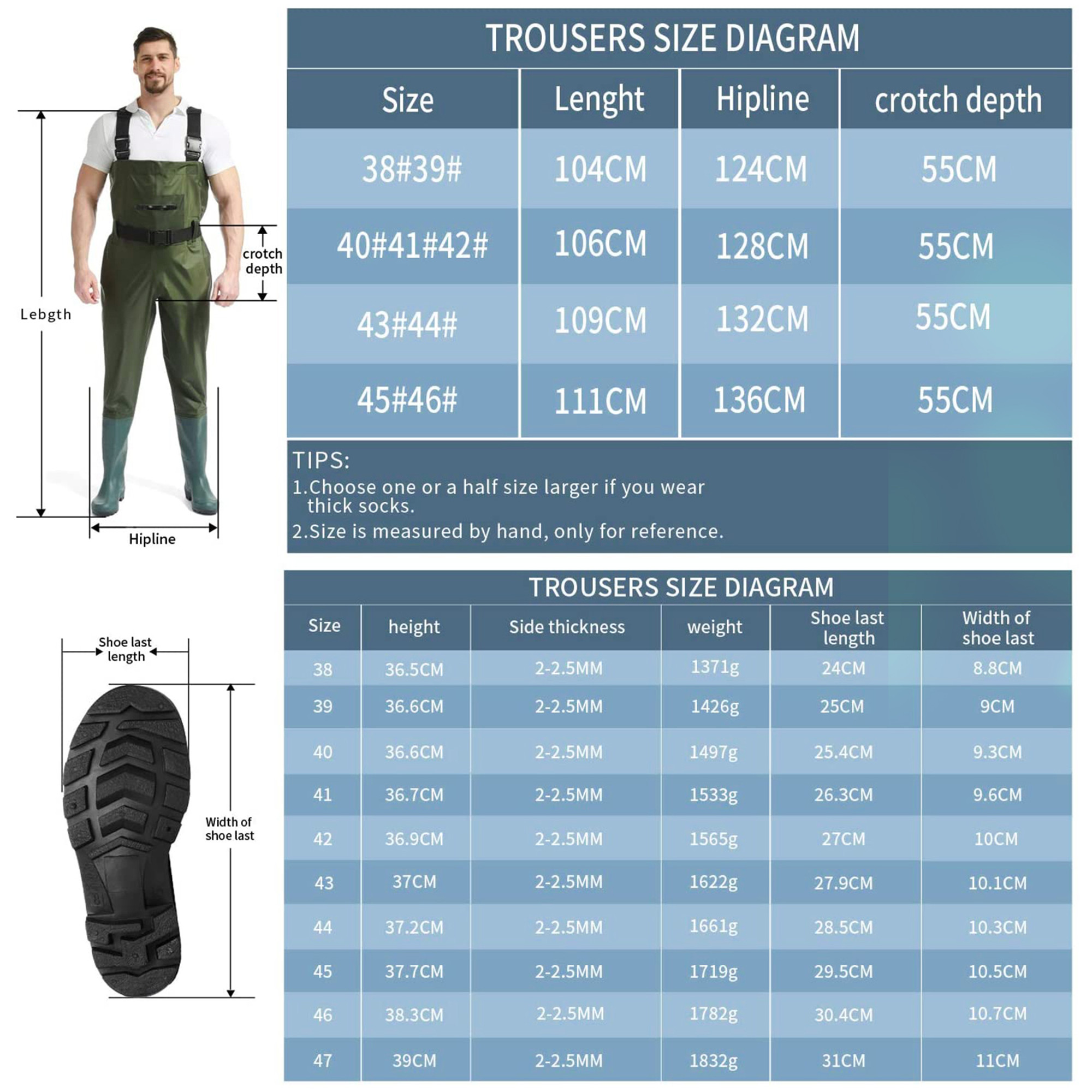 Fishing Waders for Women with Boots Waterproof NYLON PVC Bootfoot Wader  Hunting 