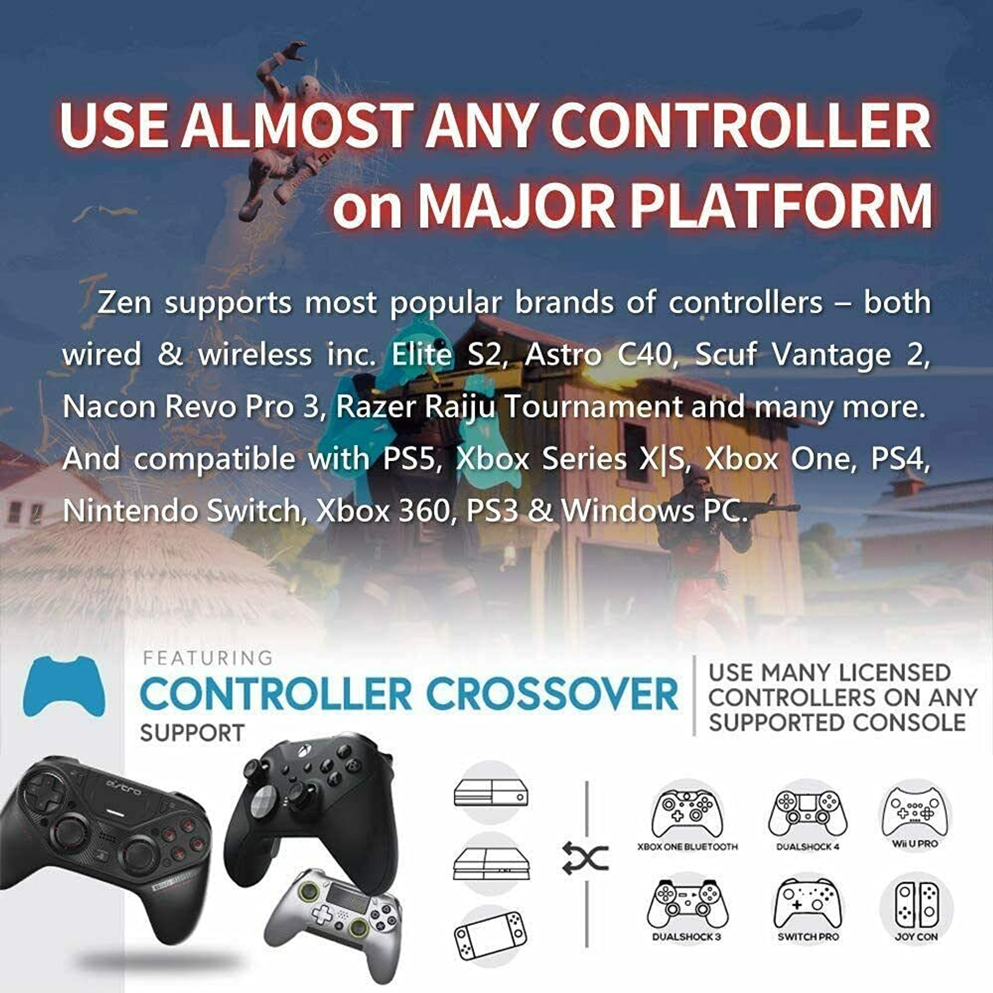 Cronus Zen Controller Emulator for Xbox, Playstation, and PC (USB-C  Connection)