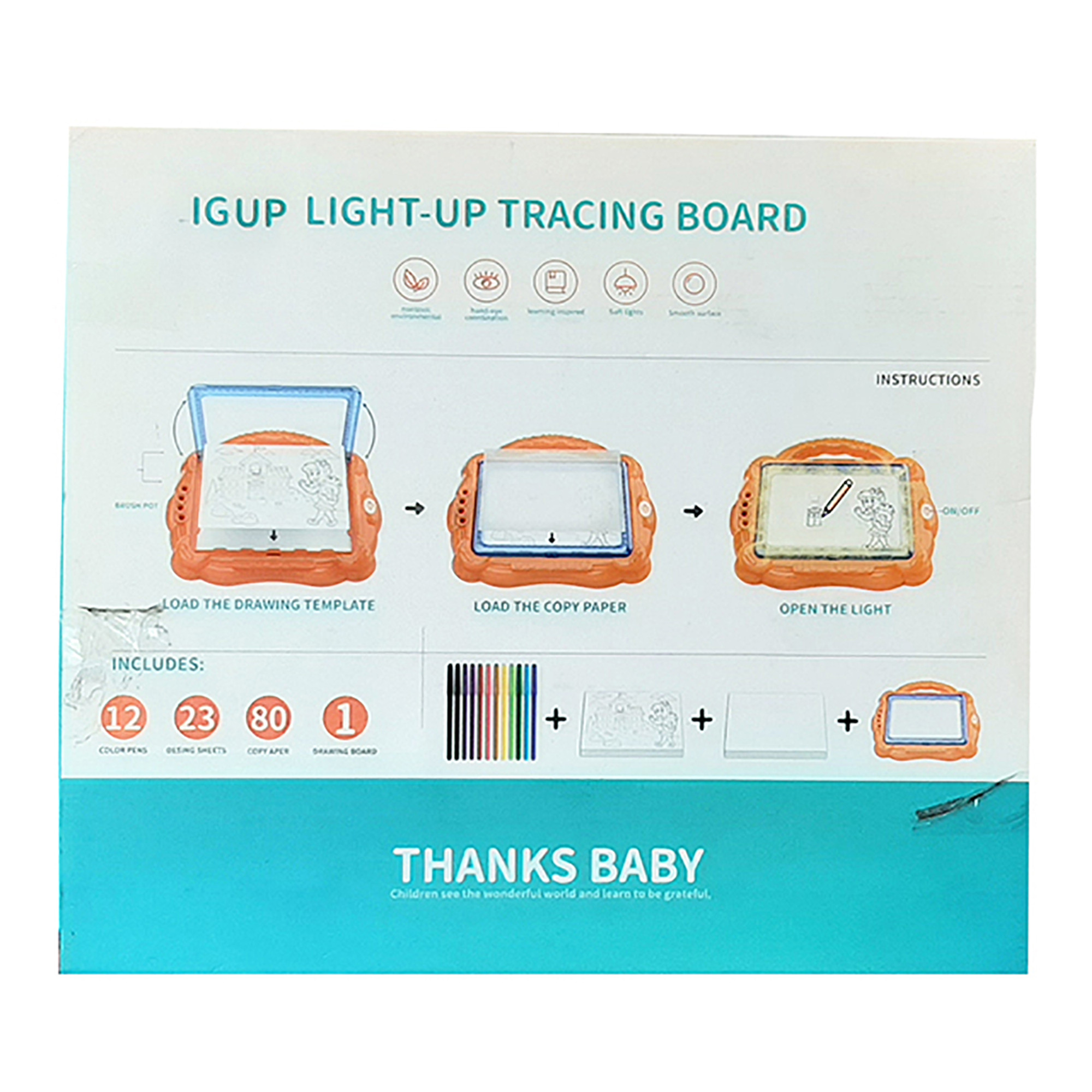 Kids Dimmable LED Drawing Copy Board
