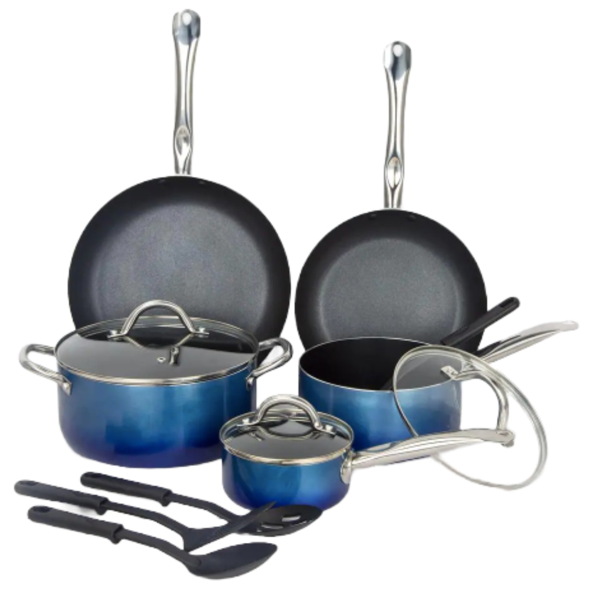 8-Piece Stainless Steel Nonstick Dishwasher Safe Cookware Set