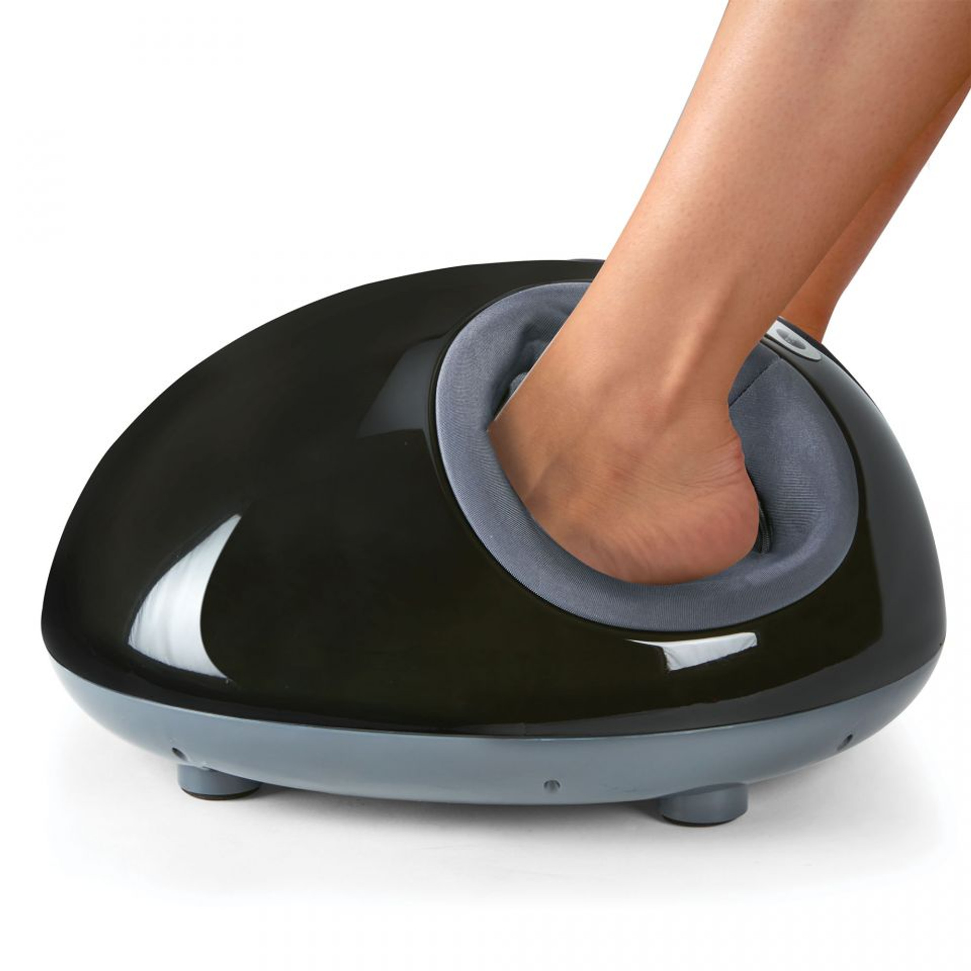 Shiatsu Foot Massager Kneading & Rolling Foot Massager W/ LCD Screen Black