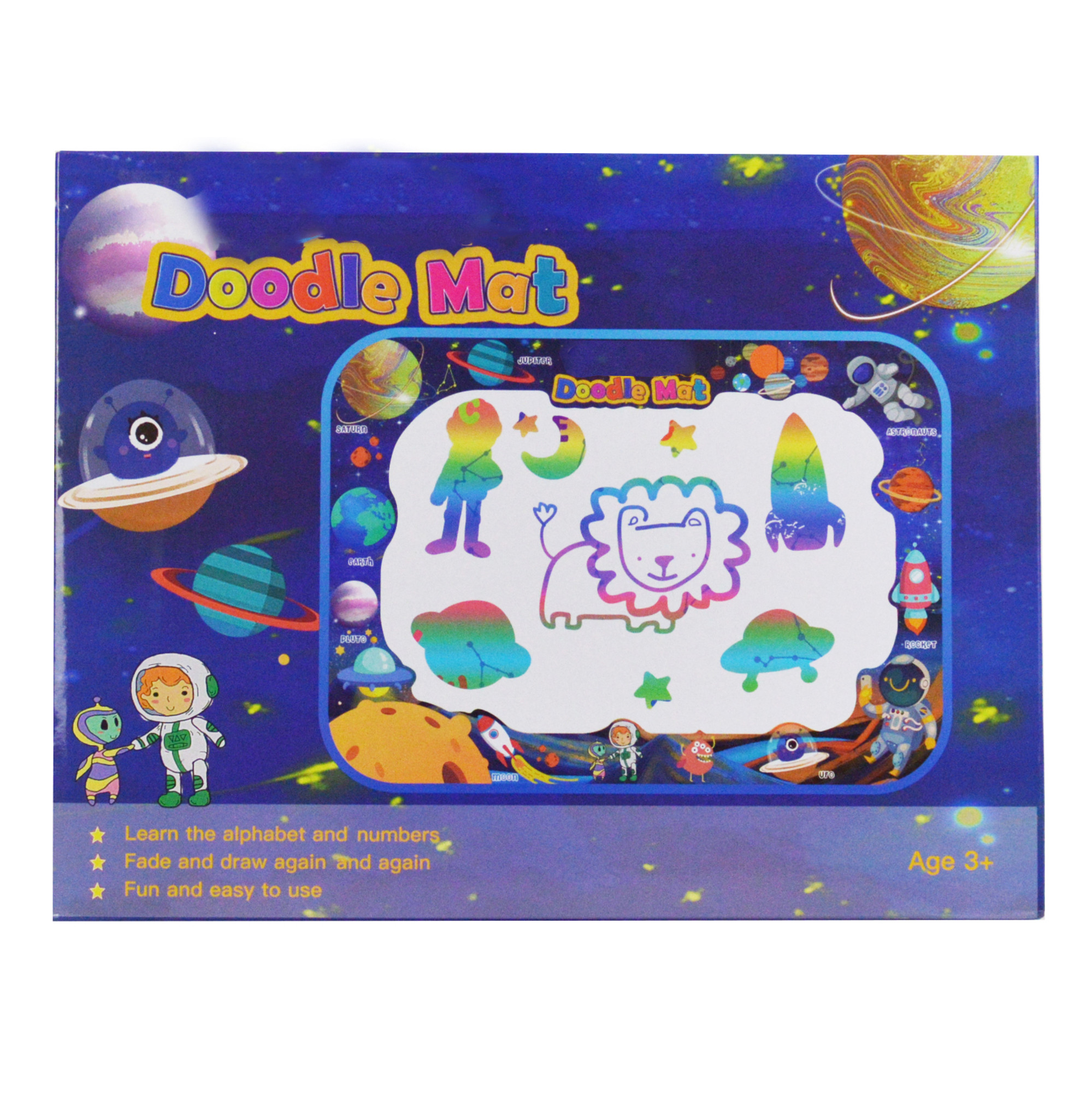 Water Doodle Mat Kids Painting Writing Doodle Toy Mat, 47 x 35'' Extra  Large 3+