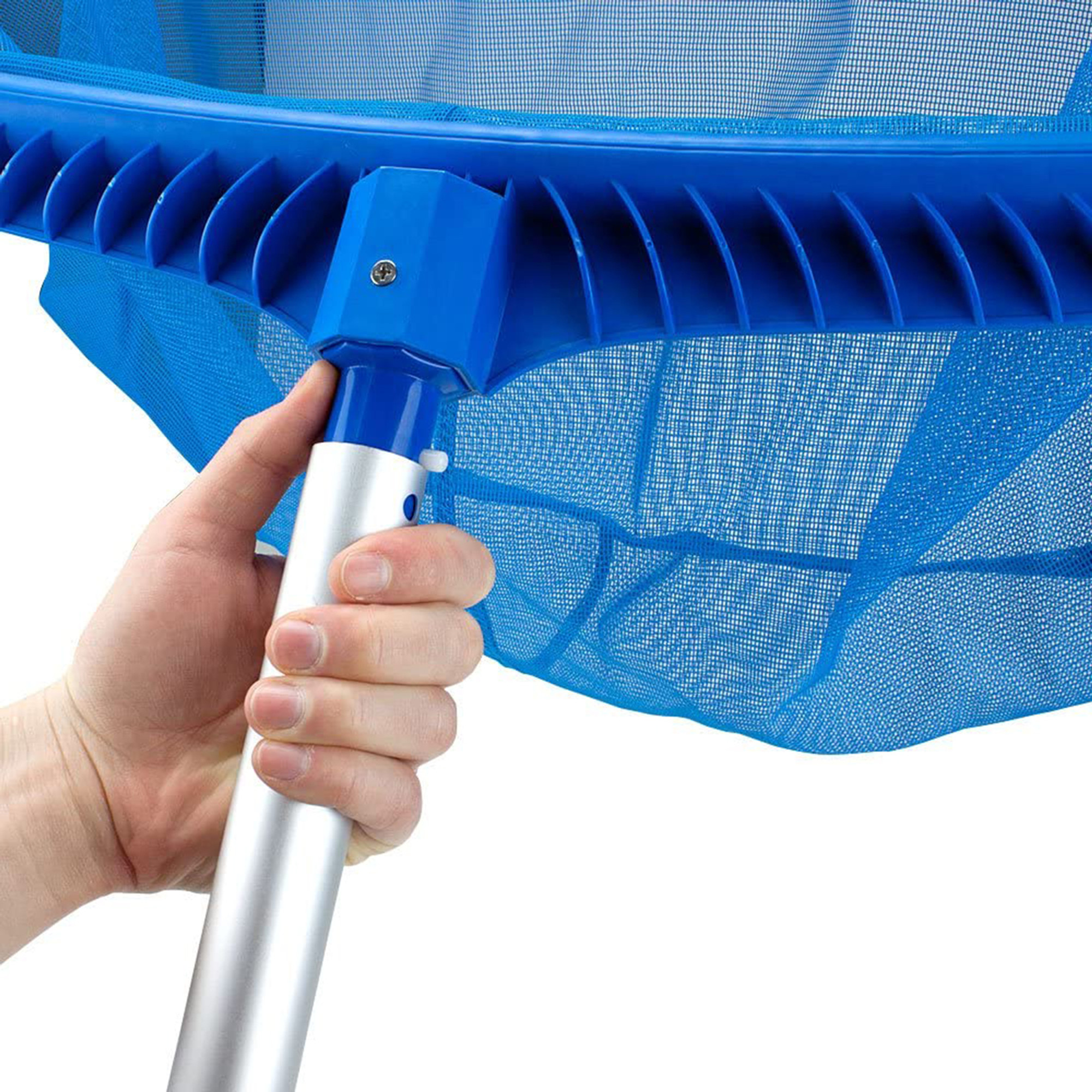 Pool Skimmer Net For Cleaning 18'' Wide Heavy Duty Pool Leaf Rake