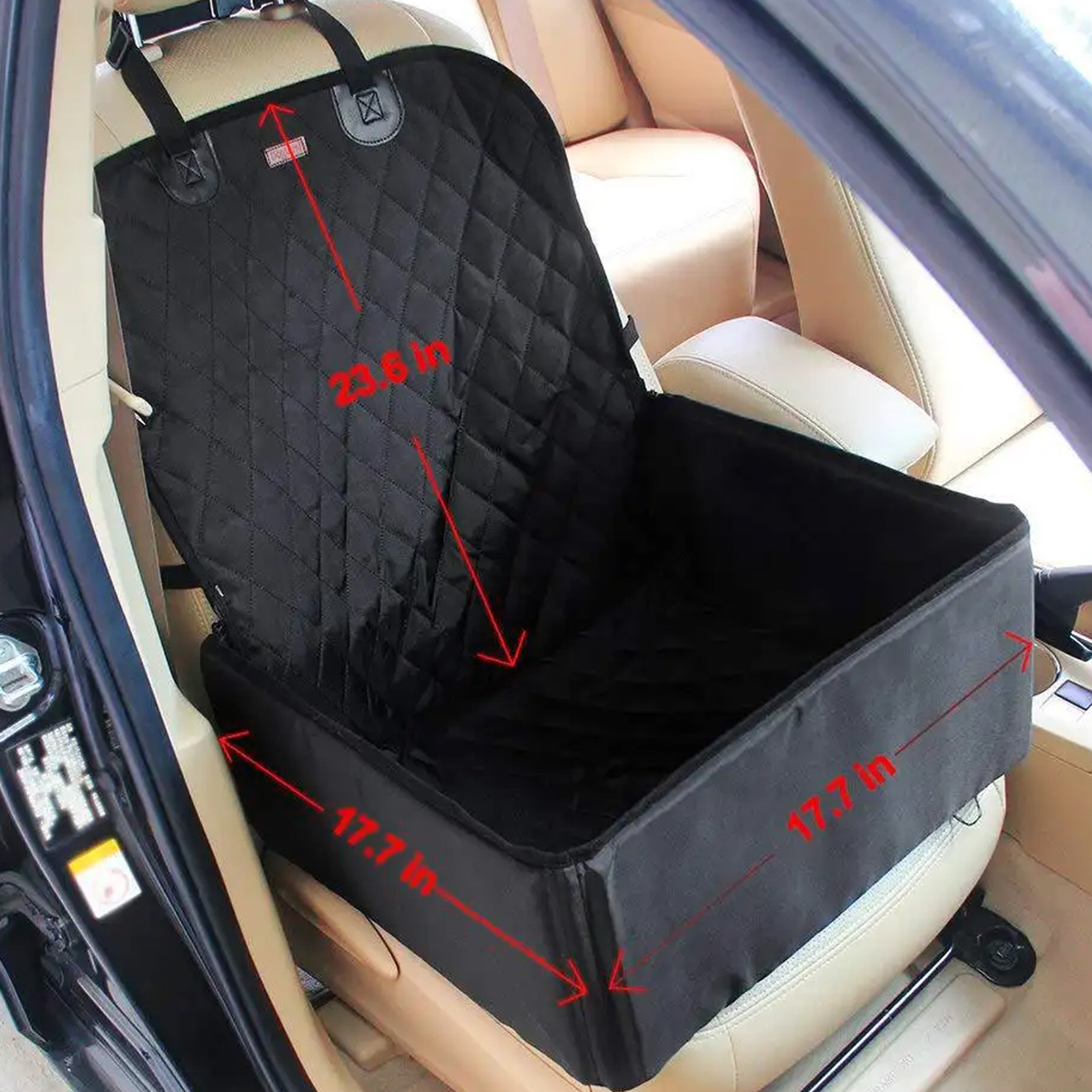 Pet Dog Waterproof Travel Hammock Pad Mat Cover Front Back Car Seat Booster