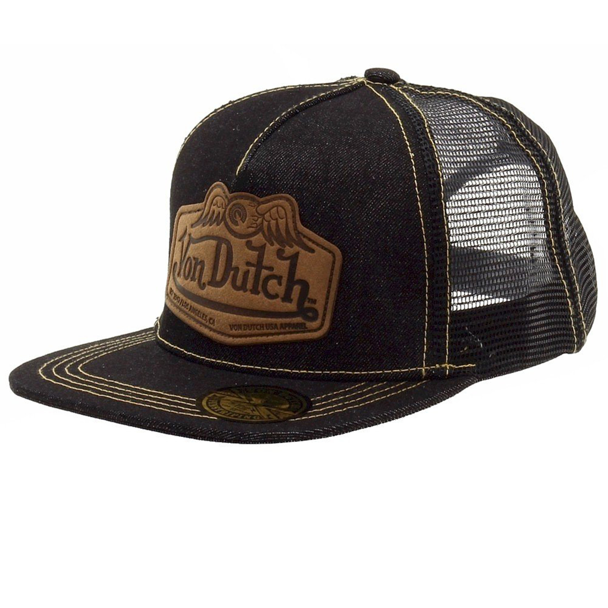 Men's blue Von Dutch mesh Trucker hat - Von Dutch