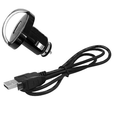 DP Audio DK62 Black 12V/24V DC2.1A Universal Mini Car charger w/ Micro USB Cable