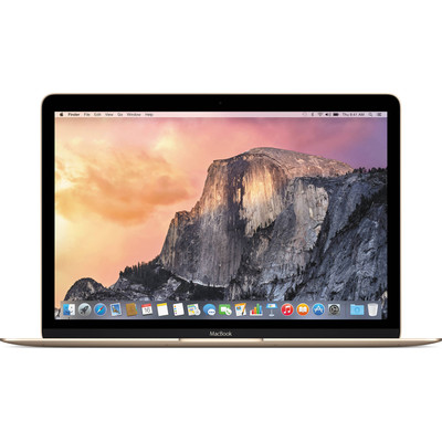 Refurbished Apple MacBook Retina 12" IPS Laptop Intel M-5Y31 Dual Core 8GB 256GB SSD - Gold