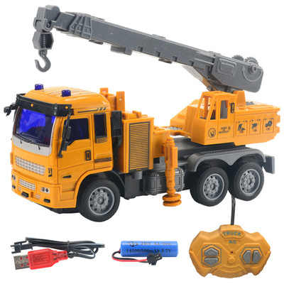 RC City Truck Toy With Remote Control Superior Performance Lights Fine Tuning For Children Above 3-Year-Old
