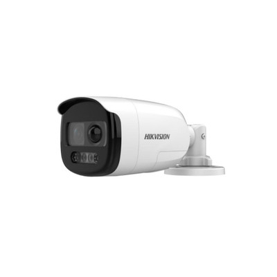 Hikvision DS-2CE12DFT-PIRXOF-3.6mm 1920x1080 2MP HD-TVI/AHD/CVI Analog IR Outdoor Bullet Camera, 3.6mm Lens
