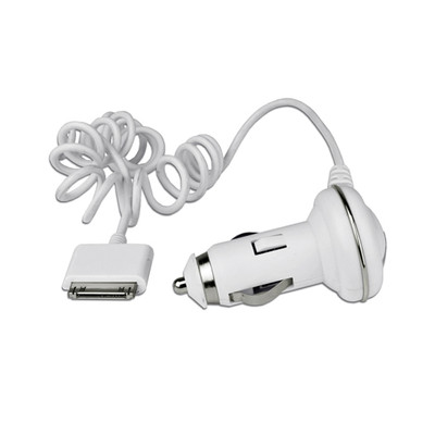 Monoprice SolidMate MIPKC1A MFI Car Charger for iPhone & iPod 30-Pin Dock Cable