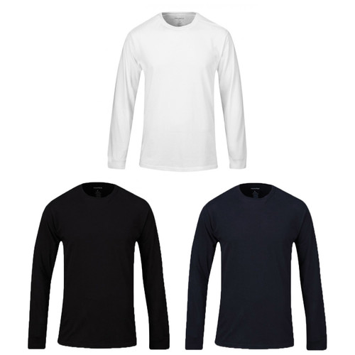 Propper 2 Pack Long Sleeve Cotton Polyester Combed Jersey Tagless T-Shirt