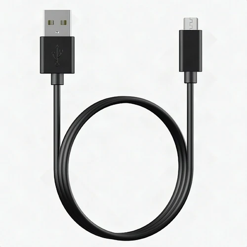 EnerPlex Tablet & Smartphone 1.5 ft microUSB Charge and Sync Data Cable - Black