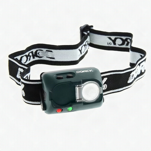 Refurbished Dorcy 20 Lumens LED  Water/Impact Resistant Adjustable Headlamp w/Strobe 41-2103