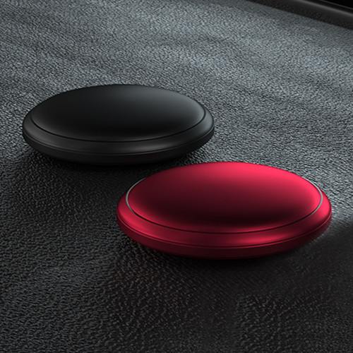 UFO Shaped Metal Car Fragrance Diffuser with 4 fragrance Refill pads