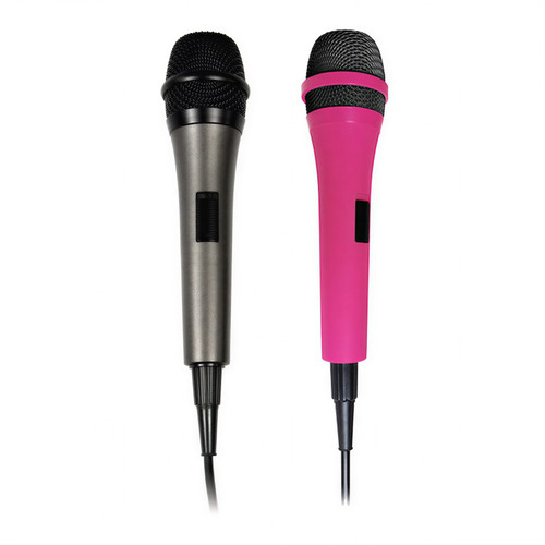 Refurbished Singing Machine SMM-205 Uni-directional Dynamic Karaoke Microphone w/ 10 ft Cord