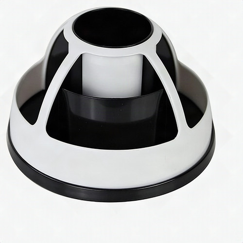Organizer Office Supplies Desk Cosmetic Storage Rotating Caddy Art Supply Multiple Holder - White and Black