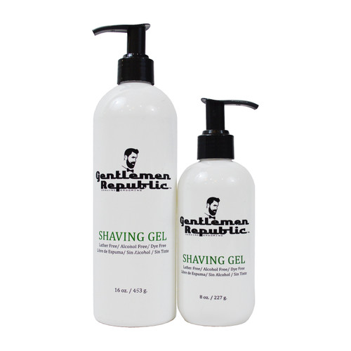 Gentlemen Republic Alcohol / Dye / Lather Free Sensitive Skin Shaving Gel