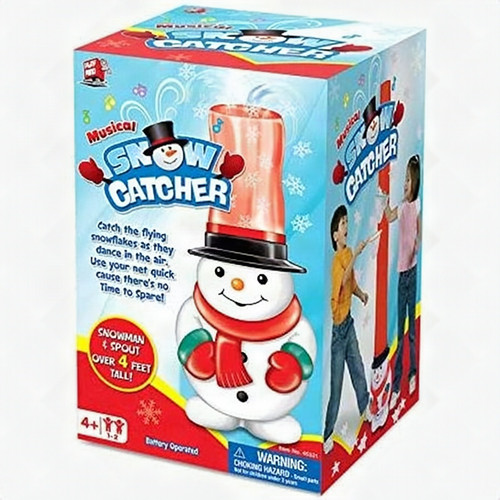 Musical Snow Catcher Winter Time 4 Ft Tall Snowman Holiday Game