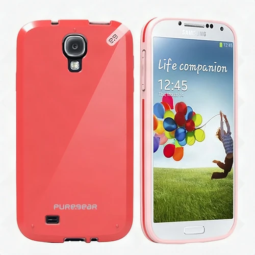 Pure Gear Slim Shell Protecive Cell Phone Case - Pink - Samsung Galaxy S4