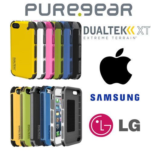 PureGear DualTek Impact Protection Cell Phone Case - Apple iPhone, Samsung, LG