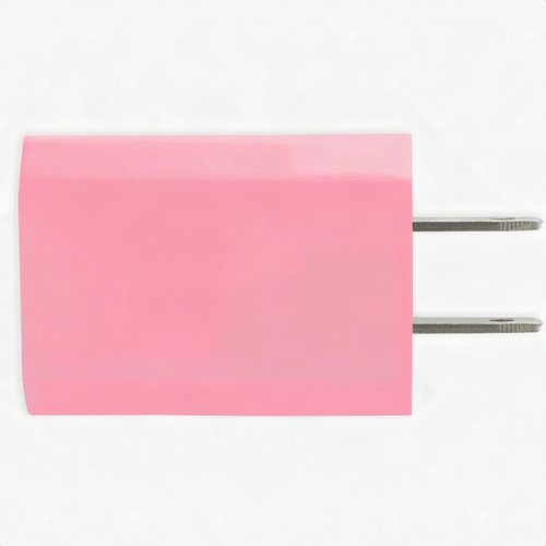 Universal AC-DC USB Port 5V 1A Home Wall Charger Power Adapter Converter - Pink