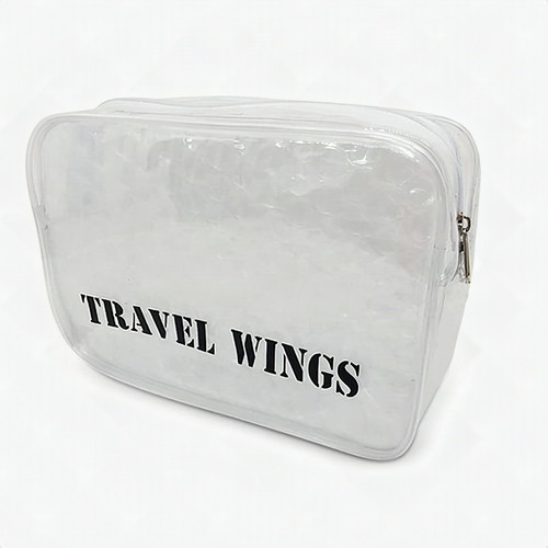 Travel Home Toiletry Makeup Cosmetic Organizer Clear Padded Pouch Case Bag