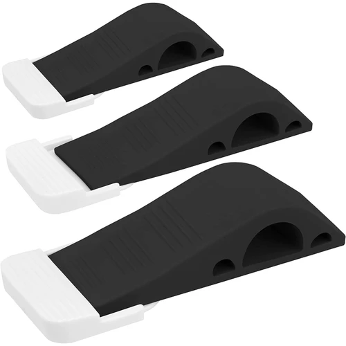Heavy Duty Door Stop Security Wedge on Carpet, Concrete, Tile, Linoleum & Wood