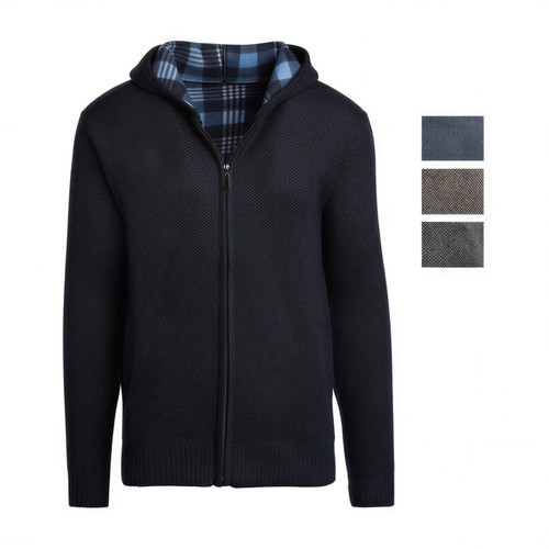 Alta Men's Casual Fleece Lined Hoodie Sweater Jacket