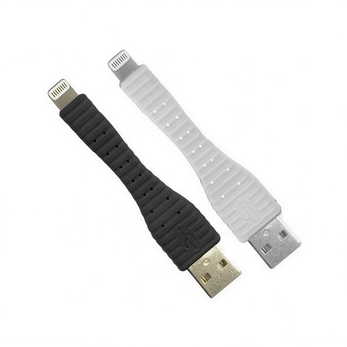 2 Pack 3" MFI Lightning to USB Charge Sync Cable - For Apple Devices