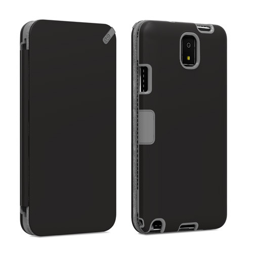 PureGear Folio with Kick Stand Protective Cell Phone Case