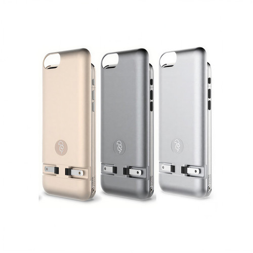 Squirl Built-In Charger 2300mAh Rechargeable Battery and Protection Case for iPhone 6 & 6s