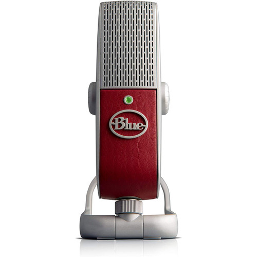 Refurbished Blue Raspberry Premium Mobile USB Microphone For Laptop and Desktop Computer