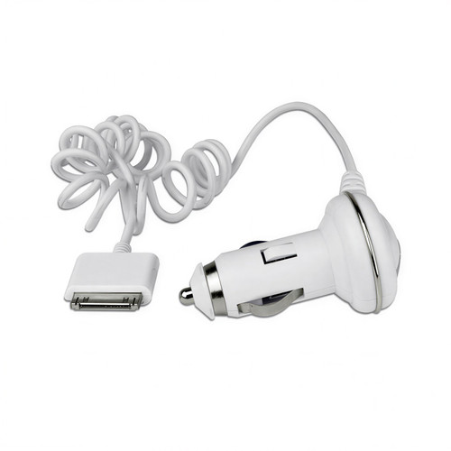 Monoprice SolidMate MIPKC1A MFI Car Charger for iPhone & iPod 30-Pin Dock Cable