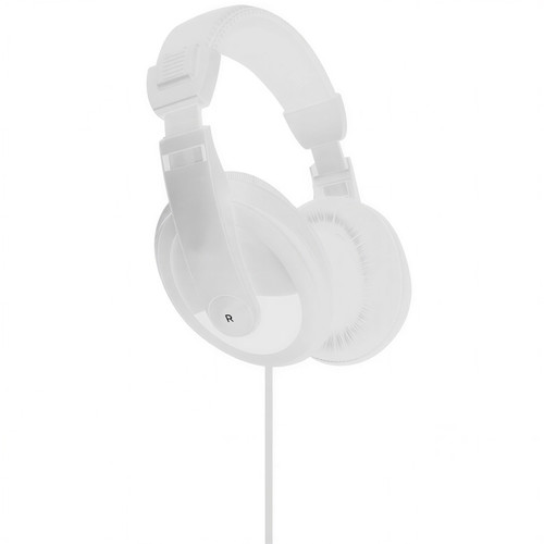 Vibe Sound DJ Style Stereo Over Ear Headphones All Devices with 3.5mm White